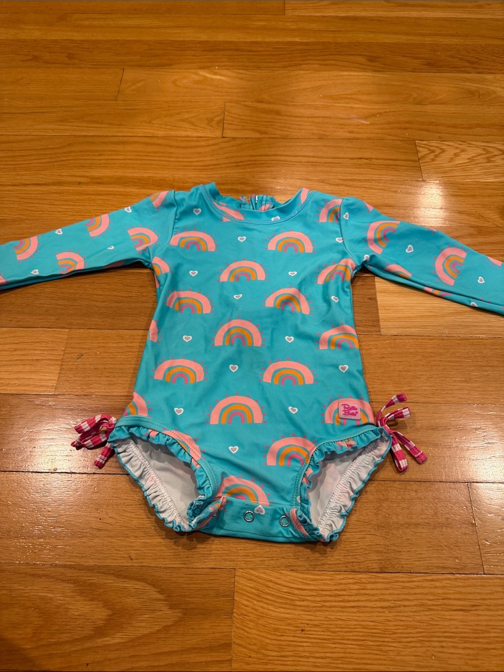 Ruffle Butts girls one piece swimsuit size 12-18 months .